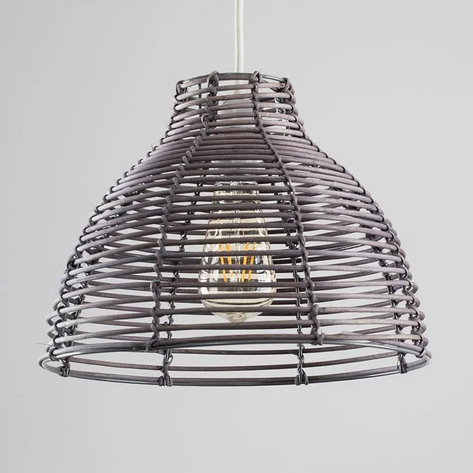 E31CM BAMBOO/RATTAN BOWL PENDANT SHADE