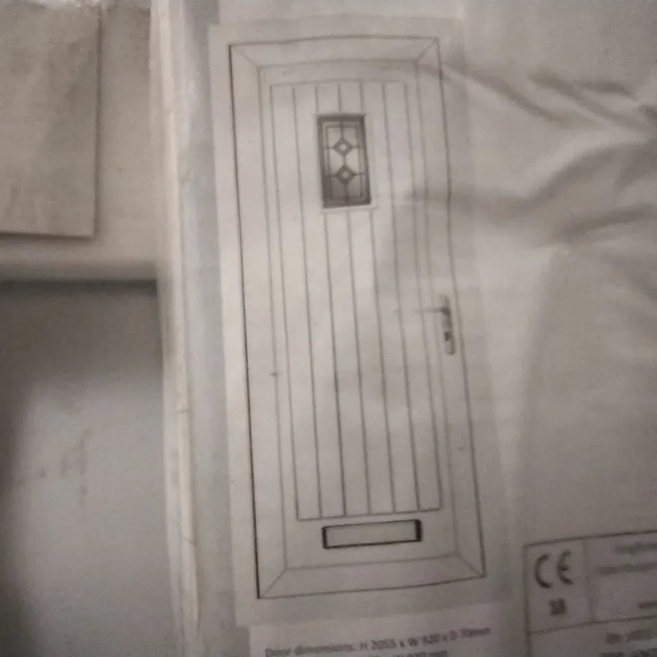 PVCU COTTAGE GLAZED FRONT DOOR 2055 X 920MM