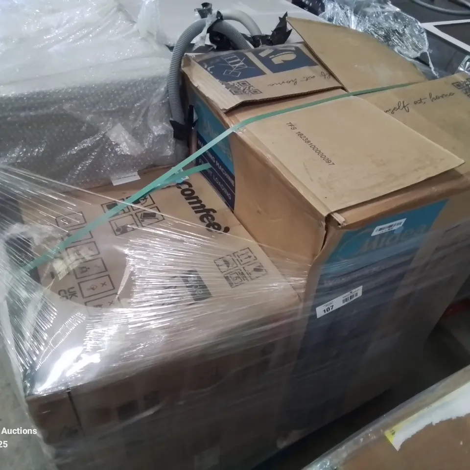 PALLET CONTAINING APPROXIMATELY 4 RAW ELECTRICAL ITEMS TO INCLUDE: