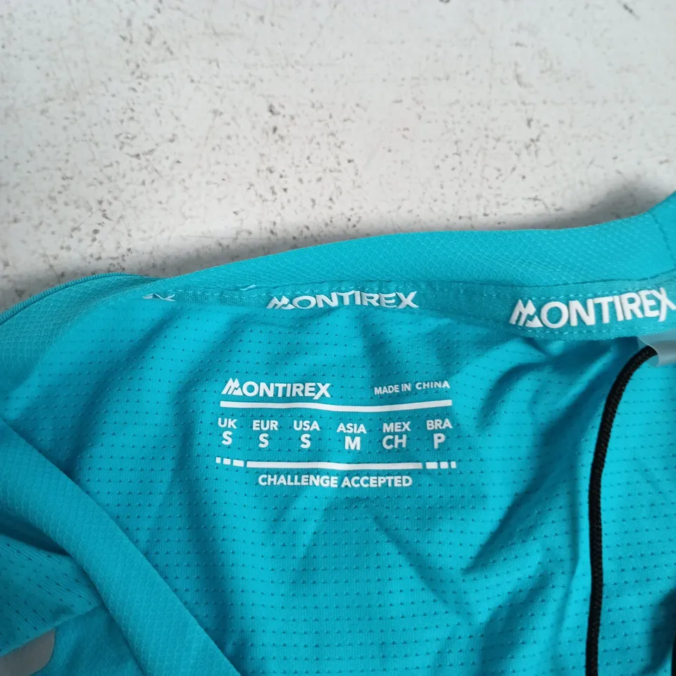 MONTIREX CHARGE 2.0 T-SHIRT – VIVID AQUA, SIZE S