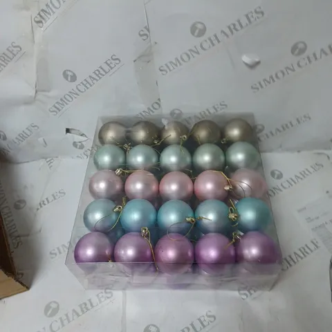 50PC BAUBLE PACK - PASTEL