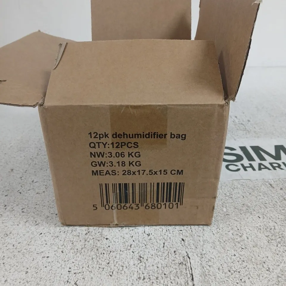WARDROBE DEHUMIDIFIER BAGS – 12 PACK