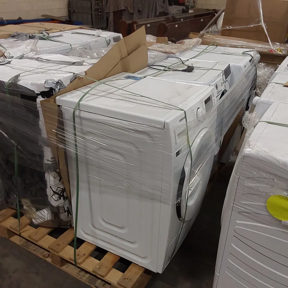 PALLET OF APPROXIMATELY 6 UNPROCESSED RAW RETURN WHITE GOODS TO INCLUDE;