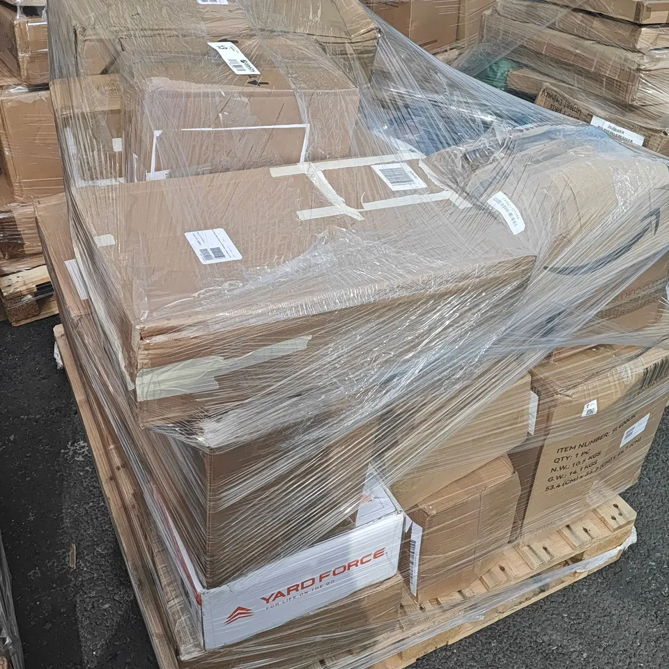 PALLET OF APPROXIMATELY 25 ASSORTED HOUSEHOLD ITEMS TO INCLUDE NINJA AND SHARK