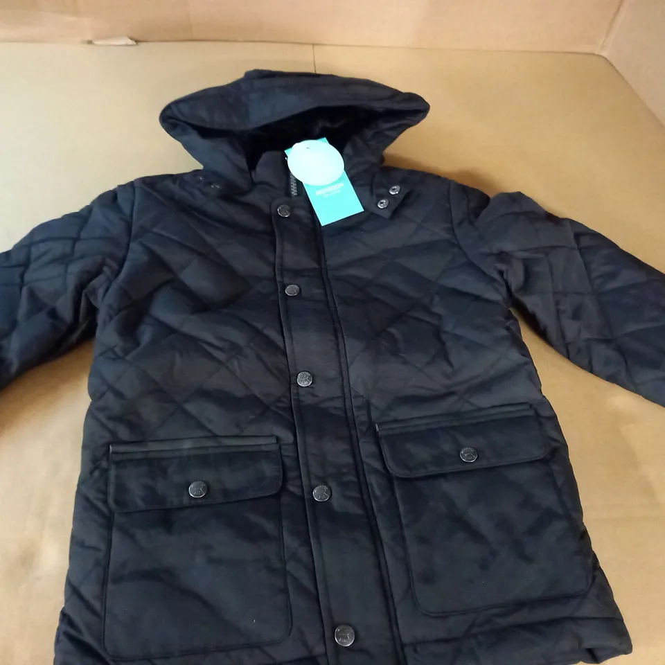 MONSOON CHILDREN BLACK COAT - 7-8 YEARS