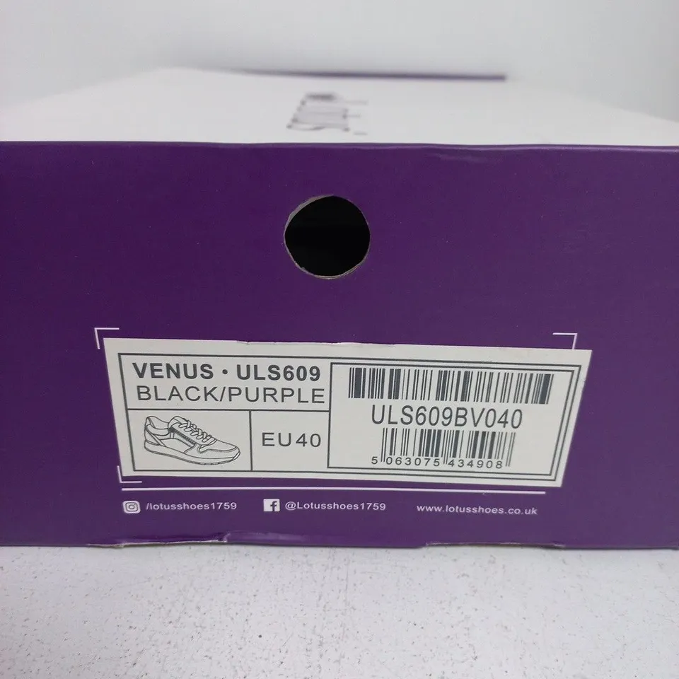 Lotus Venus ULS609 Black/Purple – UK 6 (EU40) Shoes