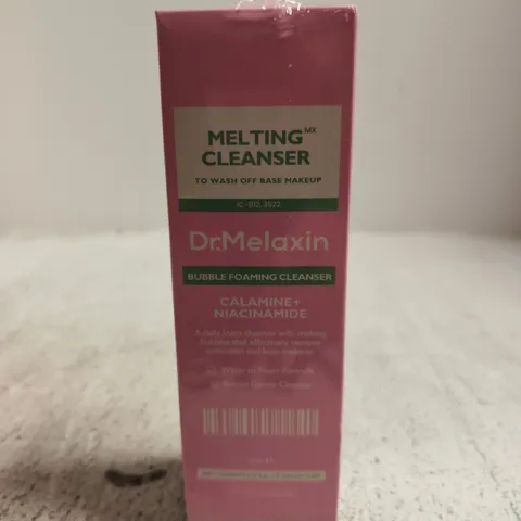 BOXED AND SSEALED DR MELAXIN MELTING CLEANSER – BUBBLE FOAMING FACIAL CLEANSER WITH CALAMINE & NIACINAMIDE