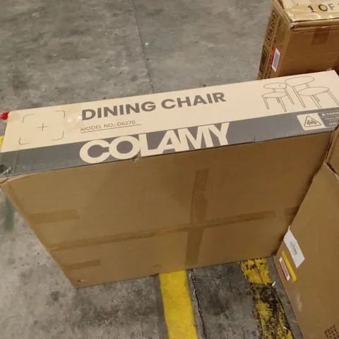 BOXED SET OF 2 COLAMY DINING CHAIRS (1 BOX)