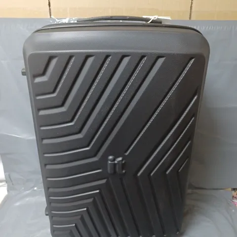 IT LUGGAGE CONVERTIBLE BLACK LARGE SUITCASE - COLLECTION ONLY
