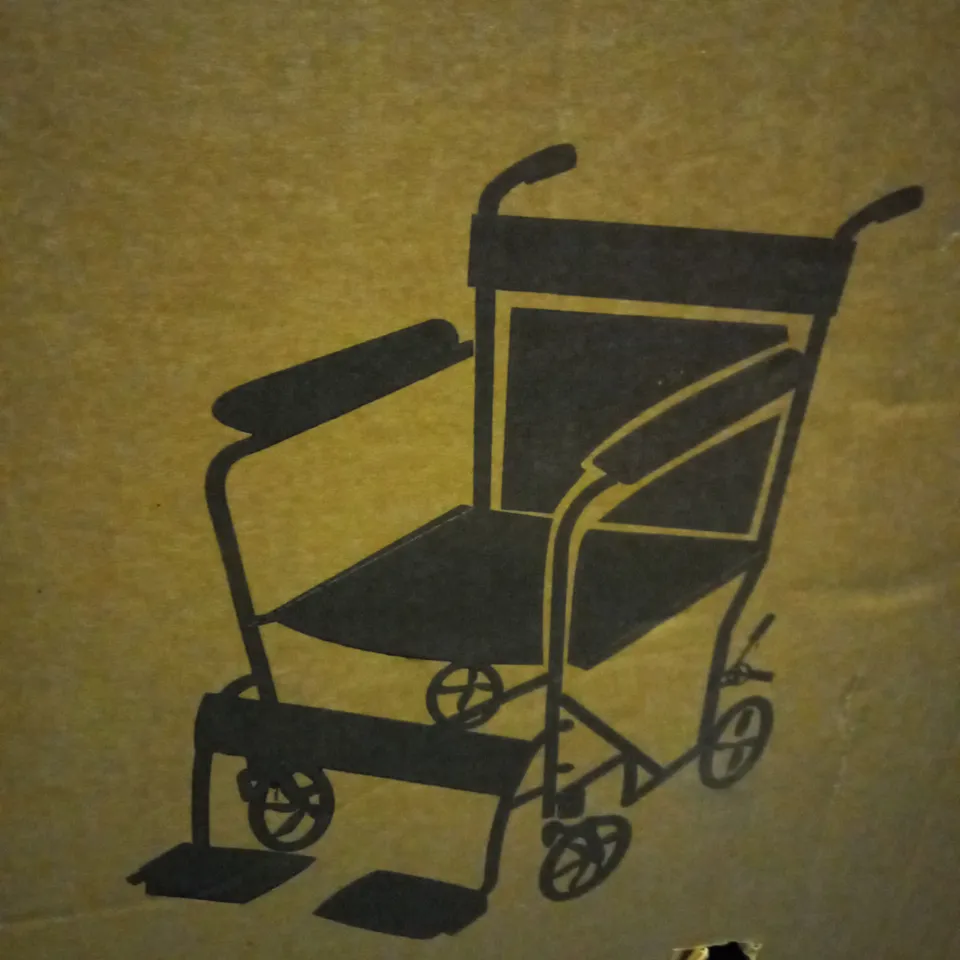 HEAVY DUTY BLACK WHEELCHAIR - COLLECTION ONLY 