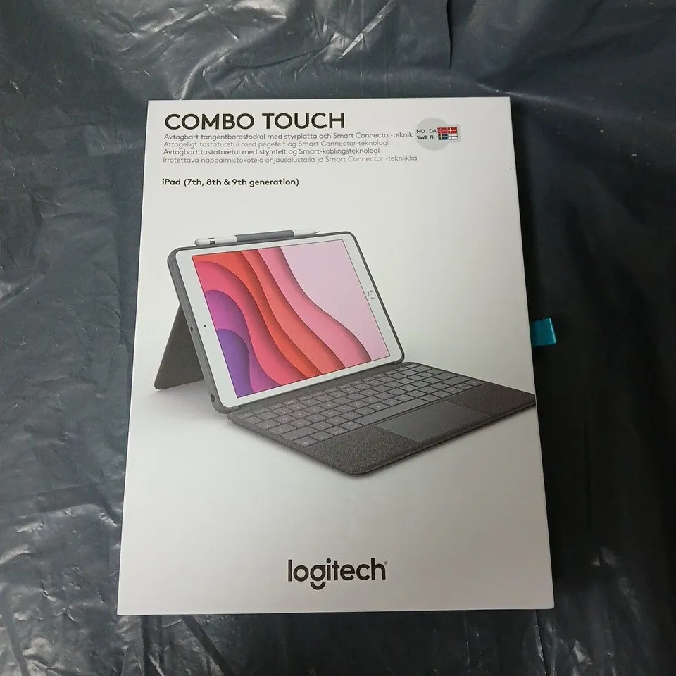 LOGITECH COMBO TOUCH KEYBOARD CASE FOR IPAD (7TH–9TH GEN) – BOXED