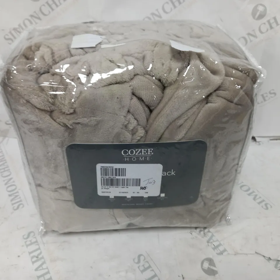 COZEE HOME SUPER SOFT 2-PACK SHEETS - LIGHT TAUPE