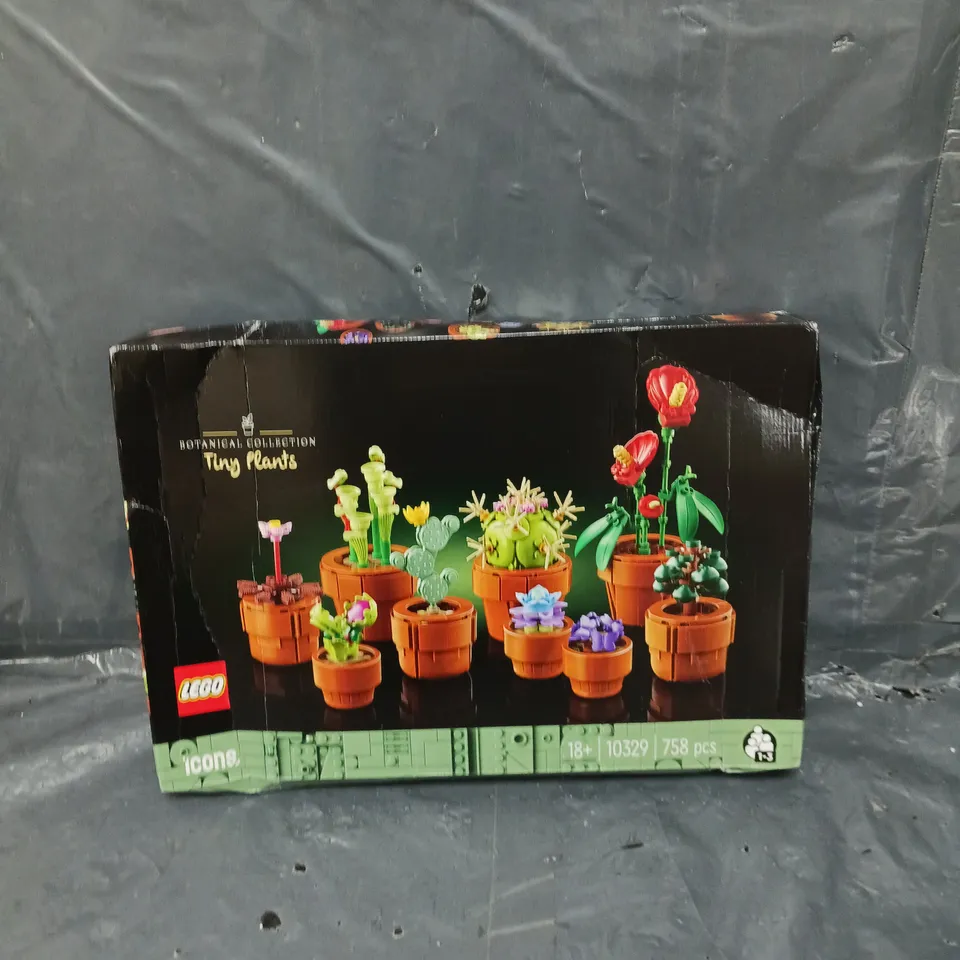 BOXED LEGO ICONS BOTANICALS TINY PLANTS 10329 RRP £44.99