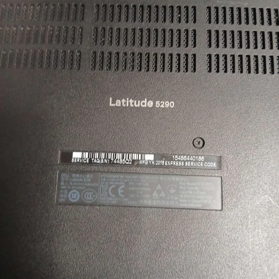 DELL LATITUDE 5290 LAPTOP – BLACK