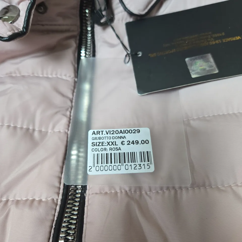 V 1969 ITALIA ROSA HOODED COAT XXL