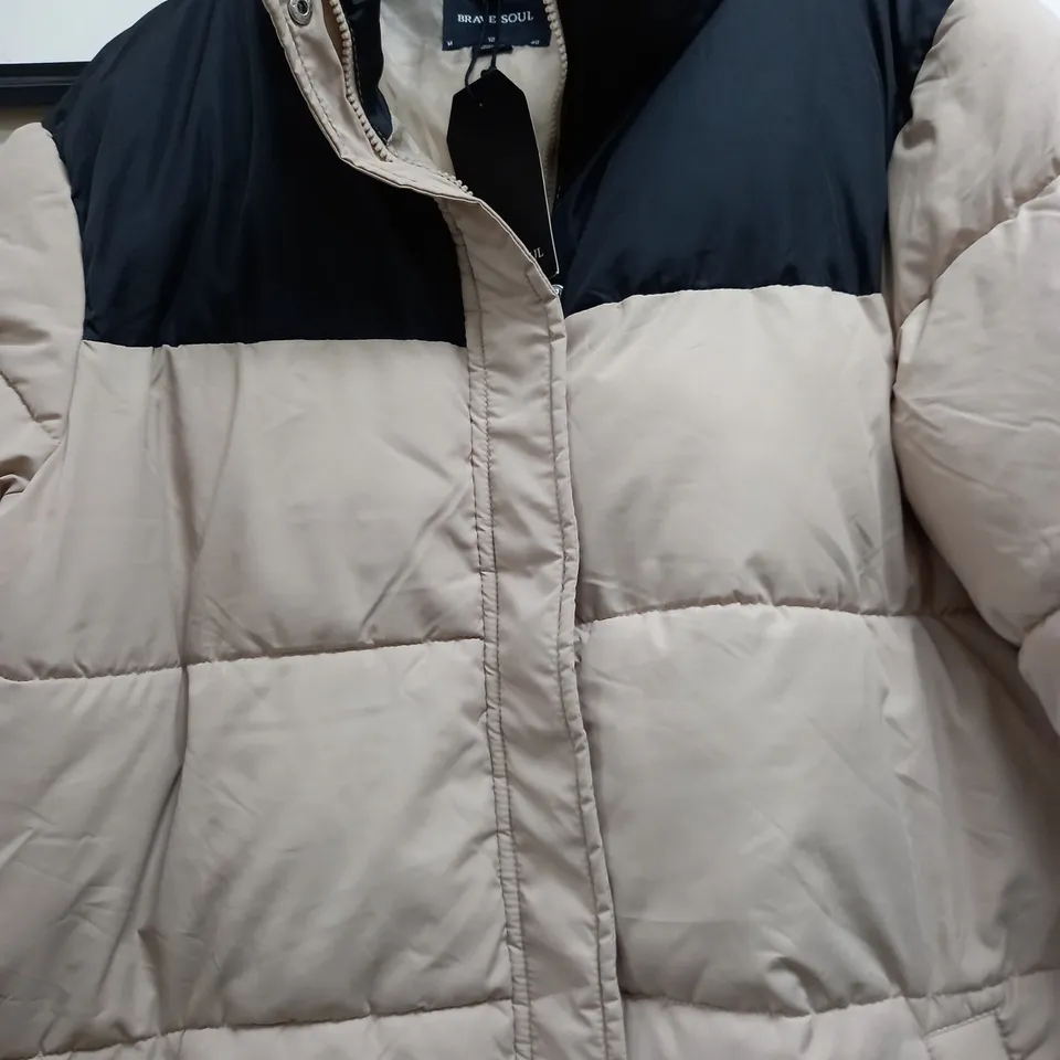 BRAVE SOUL THAILAND MAXCOAT IN STONE/BLACK - SIZE 12