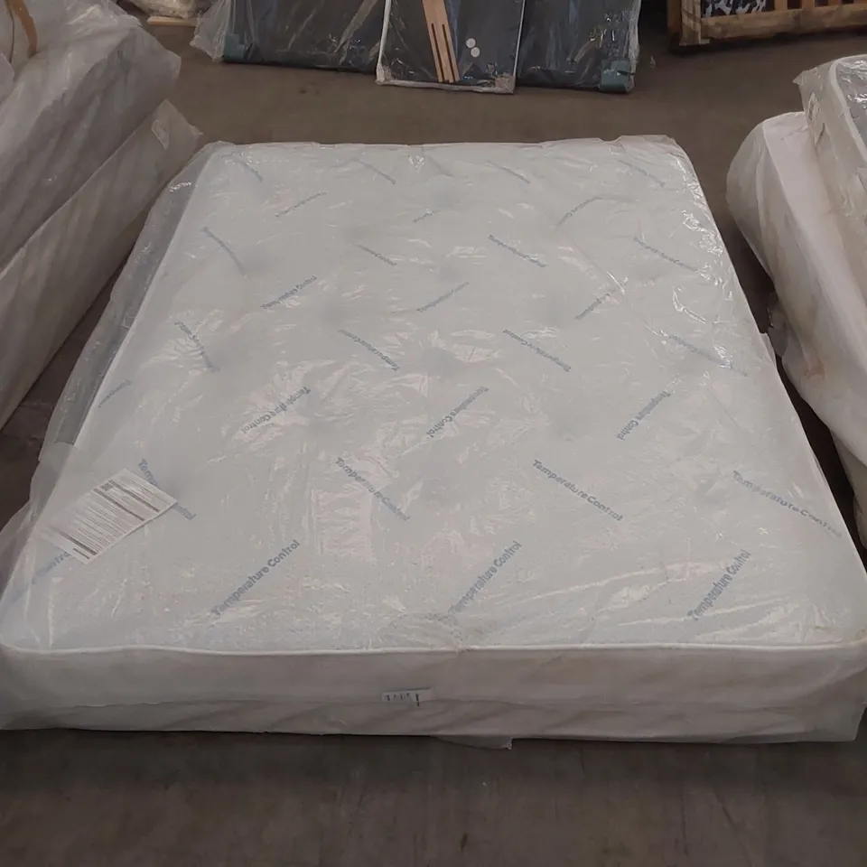 QUALITY BAGGED ASPIRE WARM RED/COOL BLUE 2 SIDED 150CM KING SIZE MATTRESS 