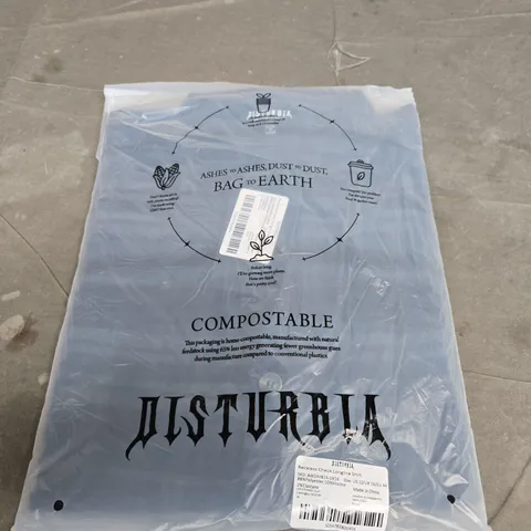 DISTURBIA RECKLESS CHECK LONGLINE SHIRT – WOMEN'S UK 16 (US 12 / EU 44)