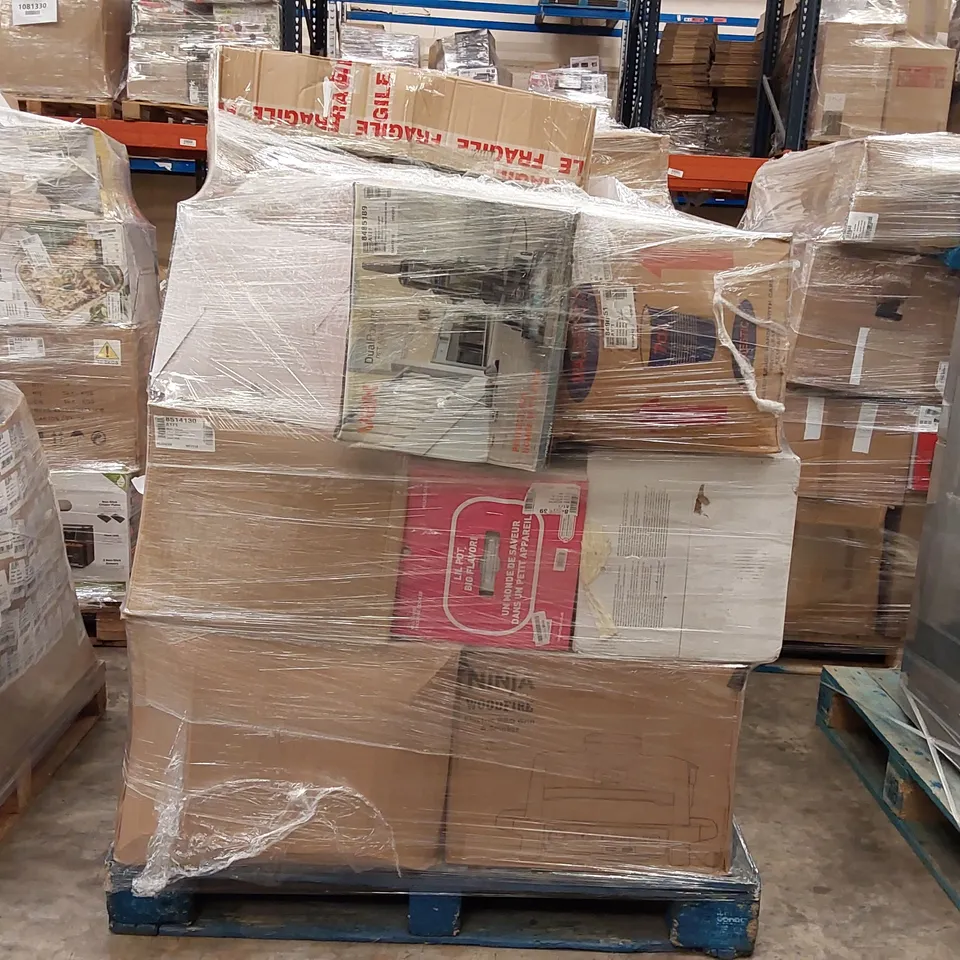 PALLET OF APPROXIMATELY 30 UNPROCESSED RAW RETURN HOUSEHOLD AND ELECTRICAL GOODS TO INCLUDE;