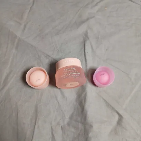 LANEIGE LIP SLEEPING MASK + BOUNCY & FIRM EYE SLEEPING MASK – BOXED SKINCARE SET