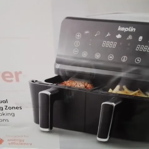 BOXED KEPLIN 9 LITRE DUAL DRAWER AIRFRYER