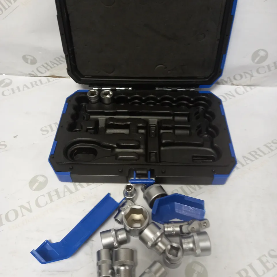 DRAPER 16359 METRIC SOCKET SET BLUE