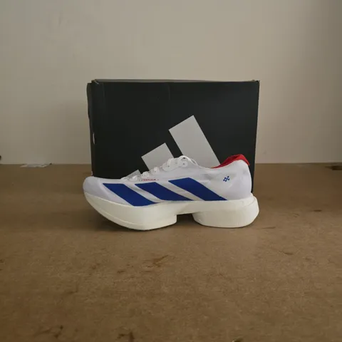 ADIDAS ADIZERO LIGHTSTRIKE PRO RUNNING SHOES β WHITE/BLUE, BOXED UK 10