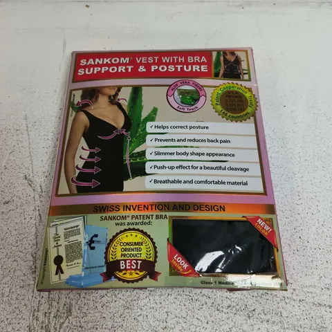 BOXED SANKOM VEST WITH SUPPORT & POSTURE - L-XL