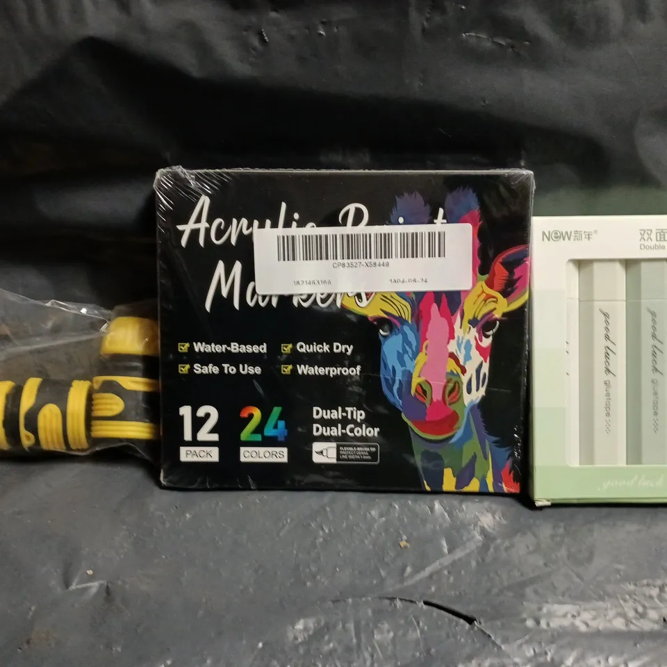 APPROXIMATELY 10 ASSORTED HOUSEHOLD ITEMS TO INCLUDE BRUSH PENS, ETC