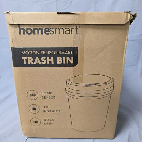 HOMESMART MOTION SENSOR SMART TRASH BIN – BLACK
