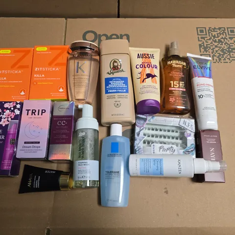 LOT OF APPROXIMATELY 20 ASSORTED HEALTH AND BEAUTY ITEMS TO INCLUDE ZITSTICKA KILLA, AUSSIE CONDITIONER AND TRIP DREAM DROPS