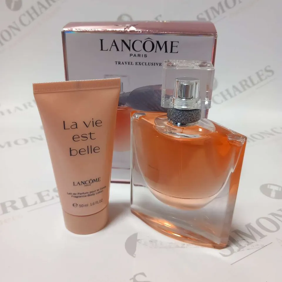 BOXED LANCOME PARIS TRAVEL EXCLUSIVE LA VIE EST BELLE 