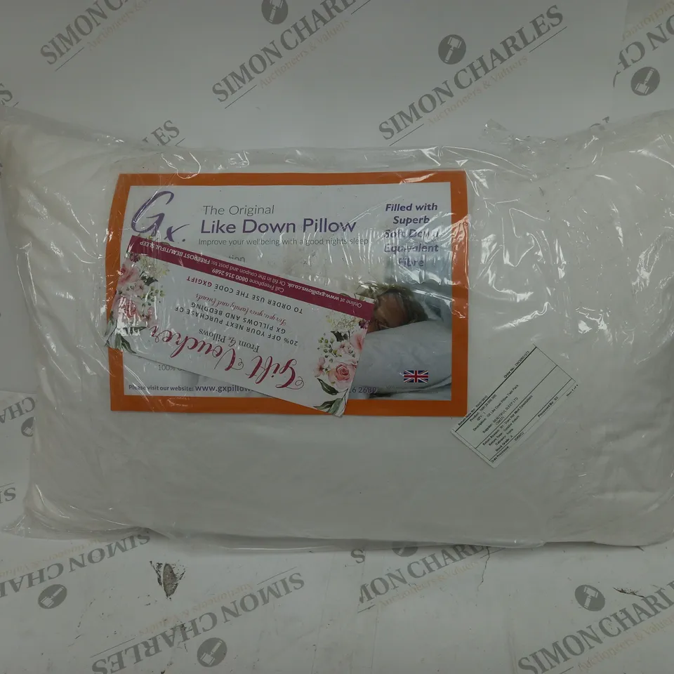 GX LIKE DOWN PILLOW TWIN PACK 