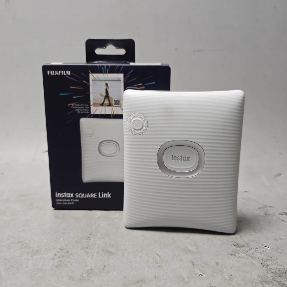 BOXED FUJIFILM INSTAX SQUARE LINK SMARTPHONE PRINTER 