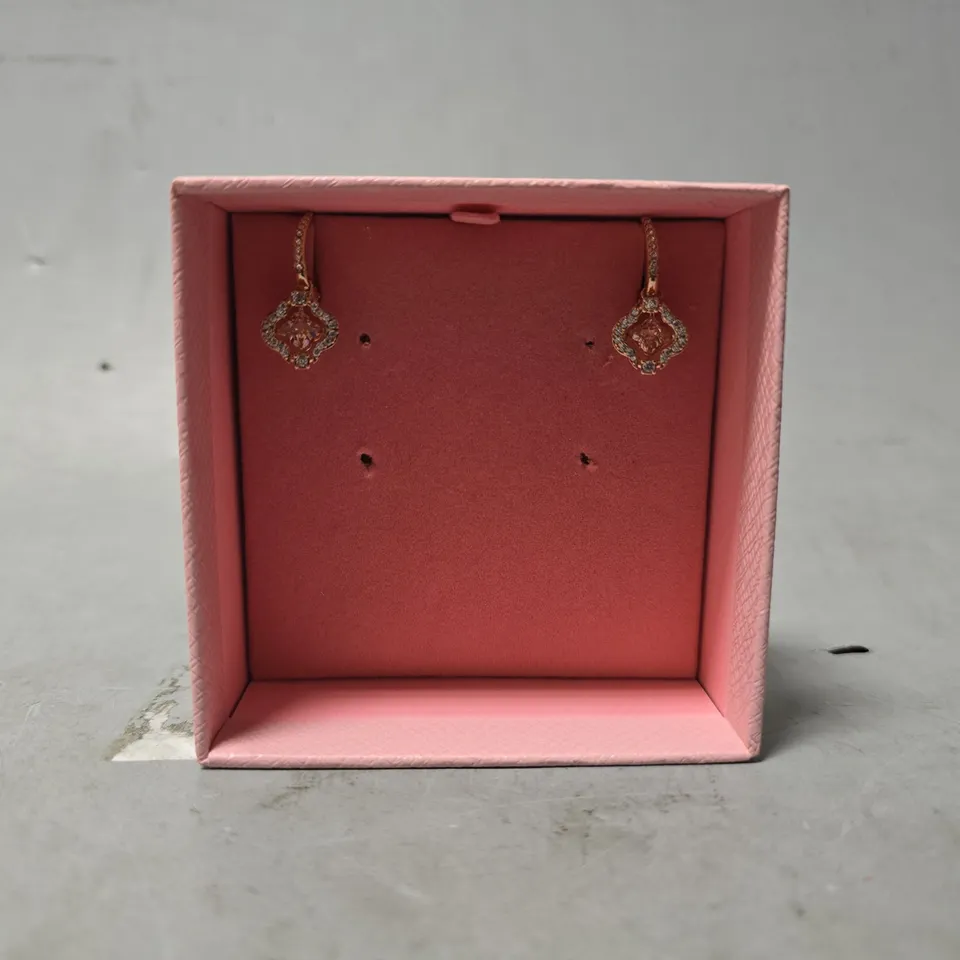 BOXED SWAROVSKI DANGLE EARRINGS 