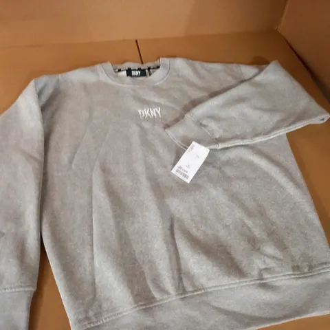 dkny grey jumper - uk 2