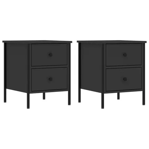 BOXED MIHIKA IRON BEDSIDE TABLE (1 BOX)