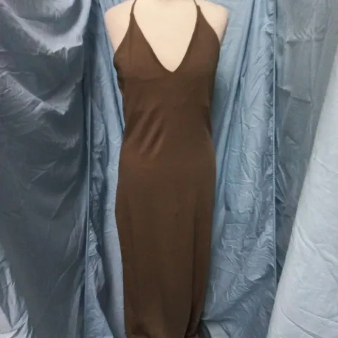 MNG BROWN SLEEVELESS DRESS – EU L