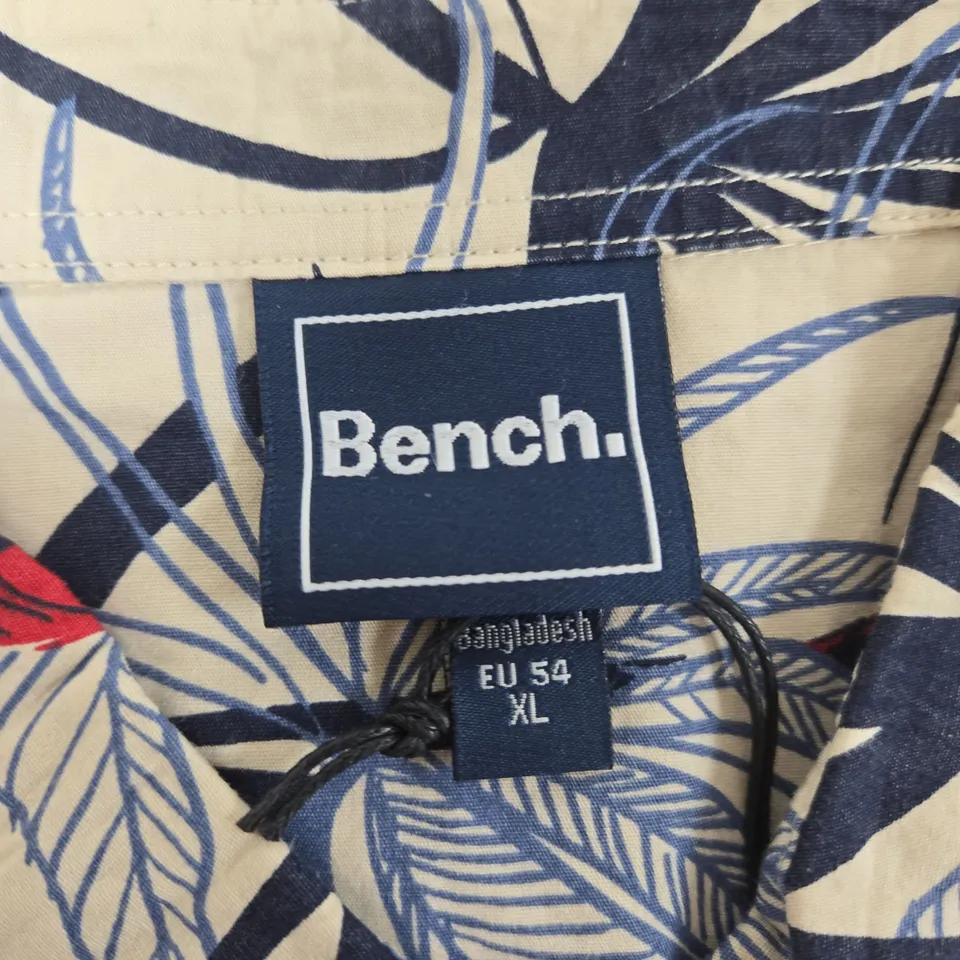 BENCH. TROPICAL PRINT SHIRT – UK XL (EU 54)