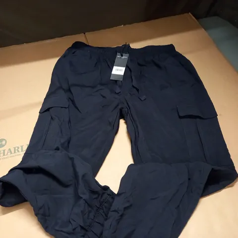 BRAVE SOUL LONDON NAVY TROUSERS - SIZE EU34