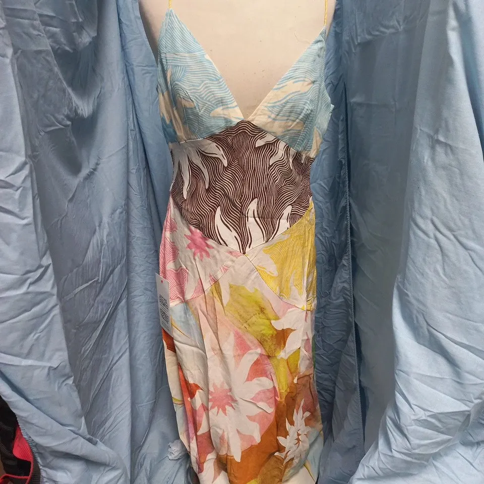 NEVER FULLY DRESSED SOLEIL EMILIA DRESS IN MULTI - UK 14