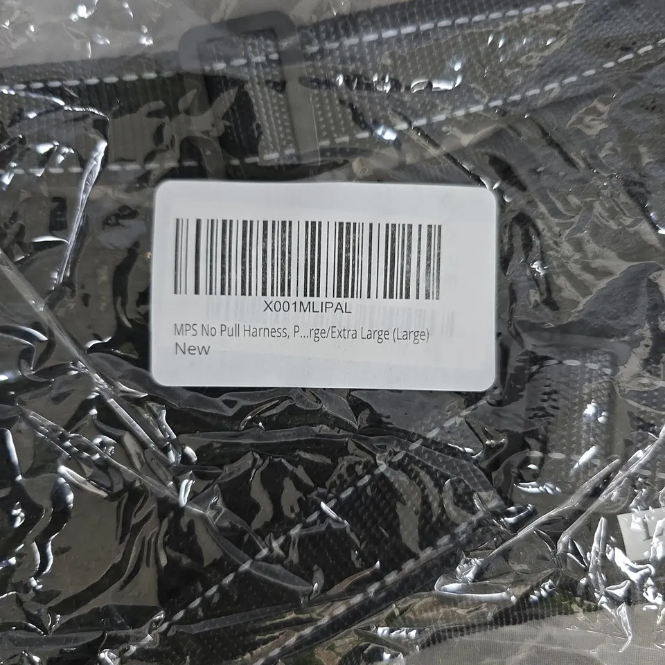 5 x MPS No Pull Harness, Extra Large (Large) – Black with white stitching.