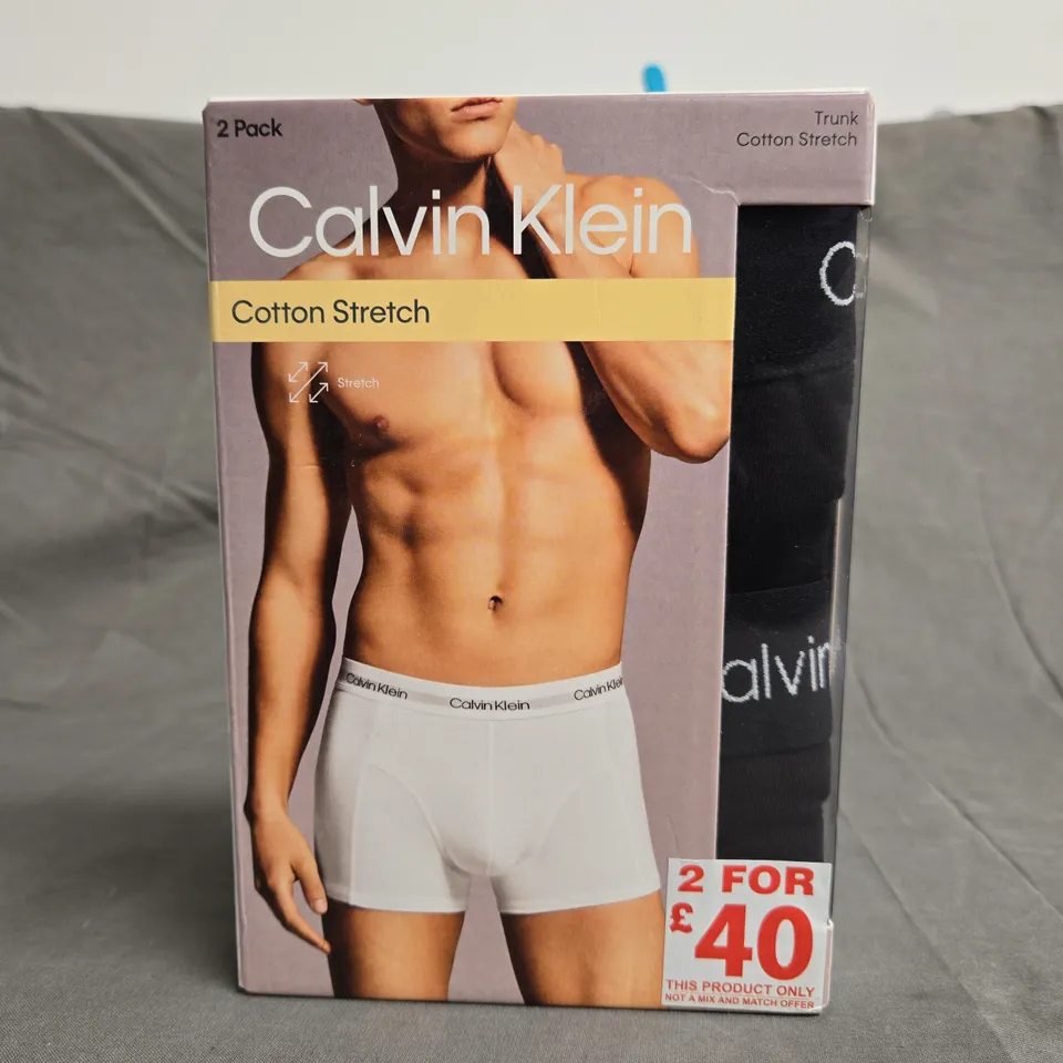 CALVIN KLIEN BOXERS - X2 - SIZE SMALL