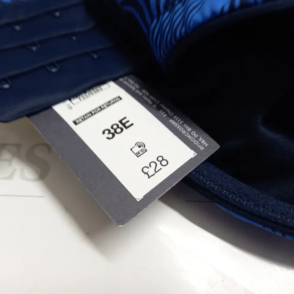 GOODMOVE BLUE SPORTS BRA - 38E