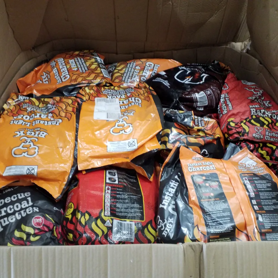 PALLET CONTAINING ASSORTED BAGS OF CHARCOAL 