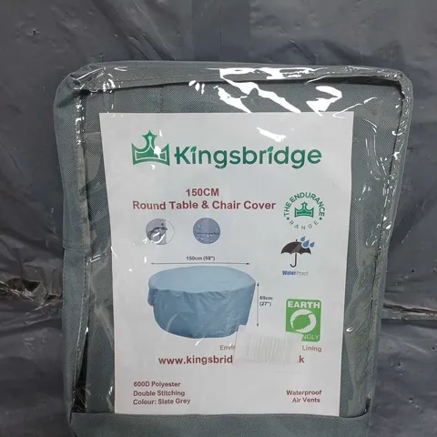 KINGSBRIDGE 150cm ROUND TABLE & CHAIR COVER