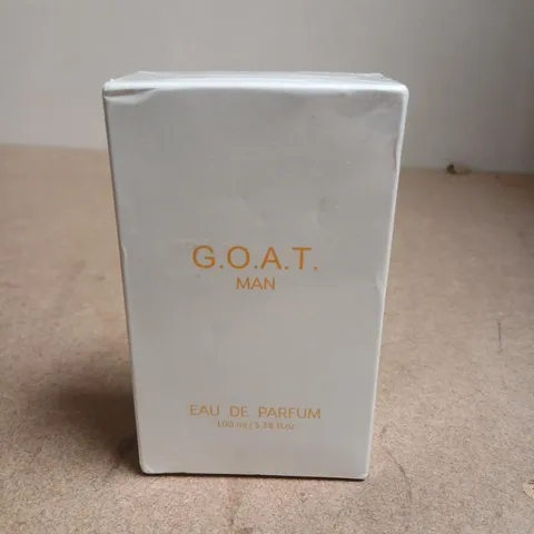 BOXED AND SEALED G.O.A.T. MAN EAU DE PARFUM 100ML
