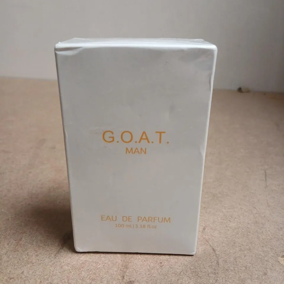 BOXED AND SEALED G.O.A.T. MAN EAU DE PARFUM 100ML