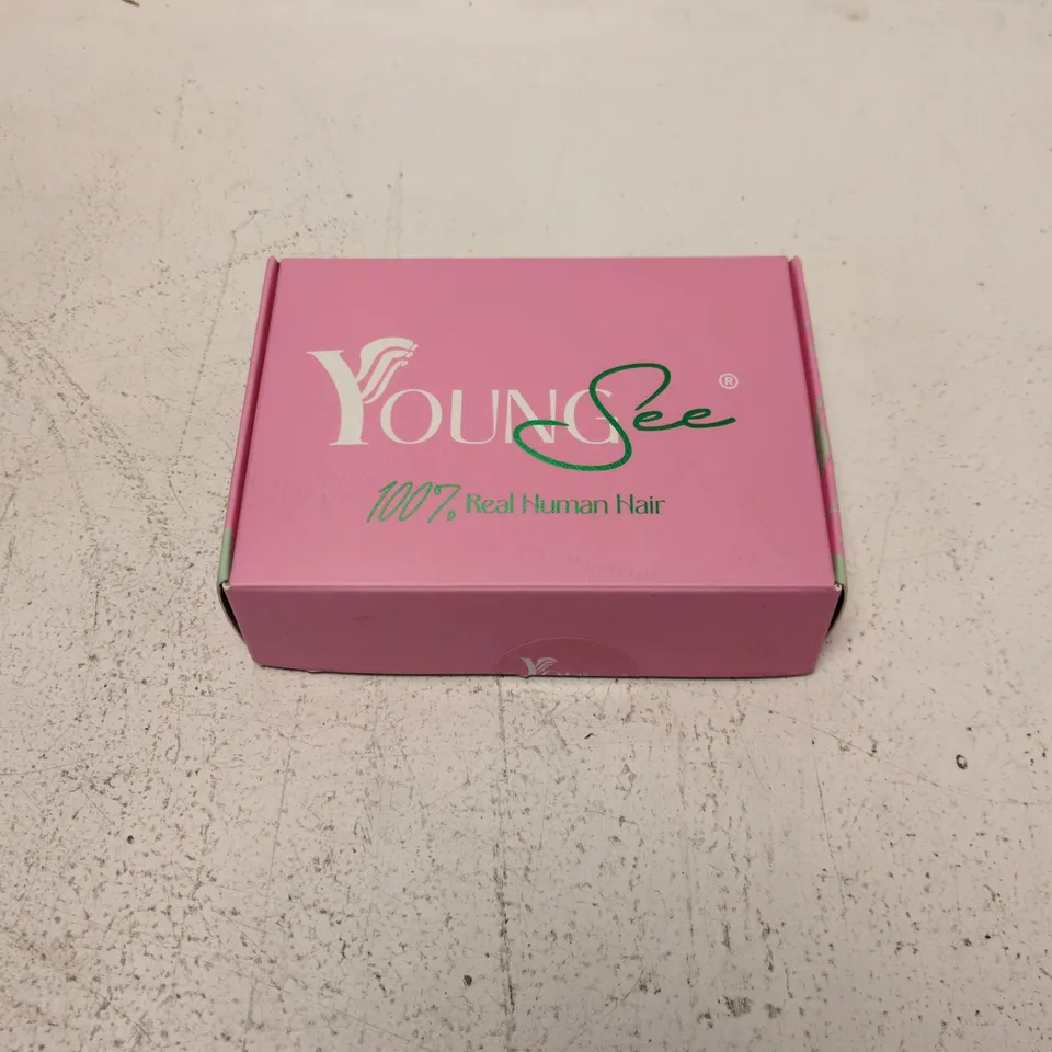 YOUNGSEE 100% REAL HUMAN HAIR EXTENSIONS – PINK BOX