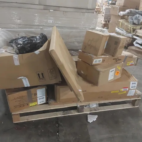 PALLET CONTAINING A LARGE QUANTITY OF ASSORTED FURNITURE PARTS ECT